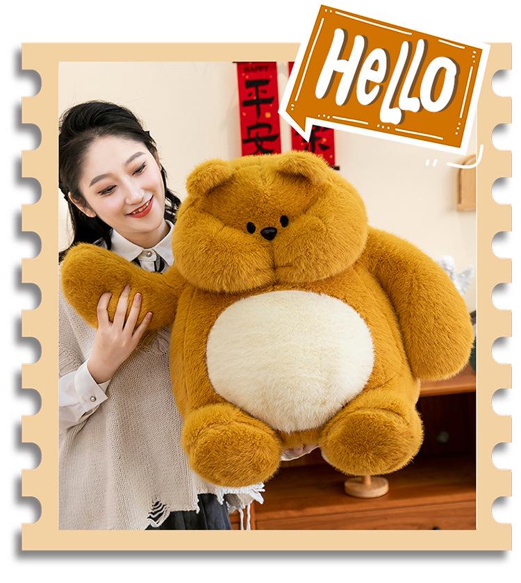Dun Dun Bear To Rabbit: Cute Cartoon Plush Toy Doll for Kids' Birthdays