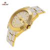 Mens Full Diamond Luxury Quartz Watch Zinc Alloy Band Luminous Hands Casual Business Dress Wristwatch