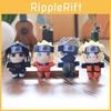 Plush Naruto Short Stuffed Doll Keychain Sasuke Kakashi Character For Decor Fans