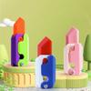 Relieves Stress Fidget Toys Eraser High Elasticity Carrot Eraser Pencil Wiping Eraser  Office