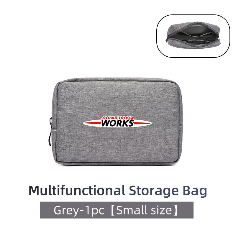 Car Digital Data Line Box Travel Organizer Trunk Storage Bag For MINI Cooper R53 R52 R50 One JCW Clubman Countryman WORKS