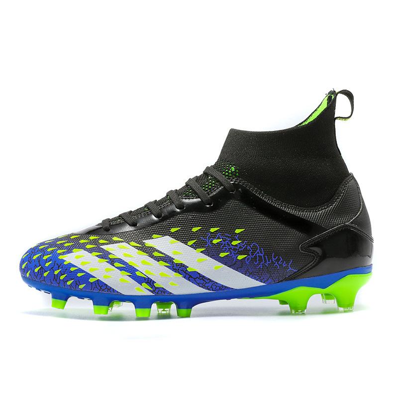 Youth High-Top Football Shoes Men And Women Children Tf Broken Nails Ag Long Spikes Student Sports Training Shoes Men