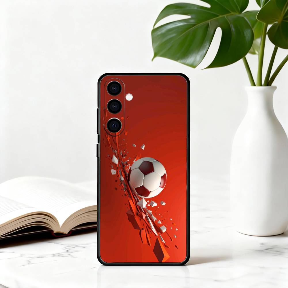 Cool F-Football Photo Phone Case For Samsung Galaxy A73,A72,A71,A70,A53,A52,A51,Others Soft Black Cover