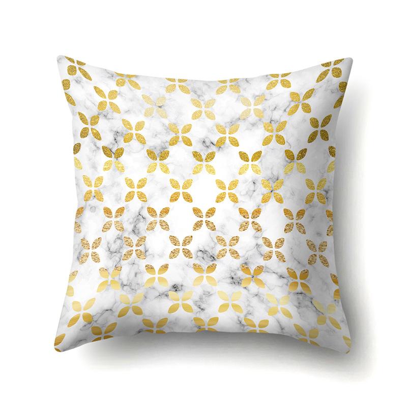 Ins Creative NATO Style Geometric Polyester Pillow Case Car Decoration Home Printed Waist Cushion Pillow Case Pillow Case