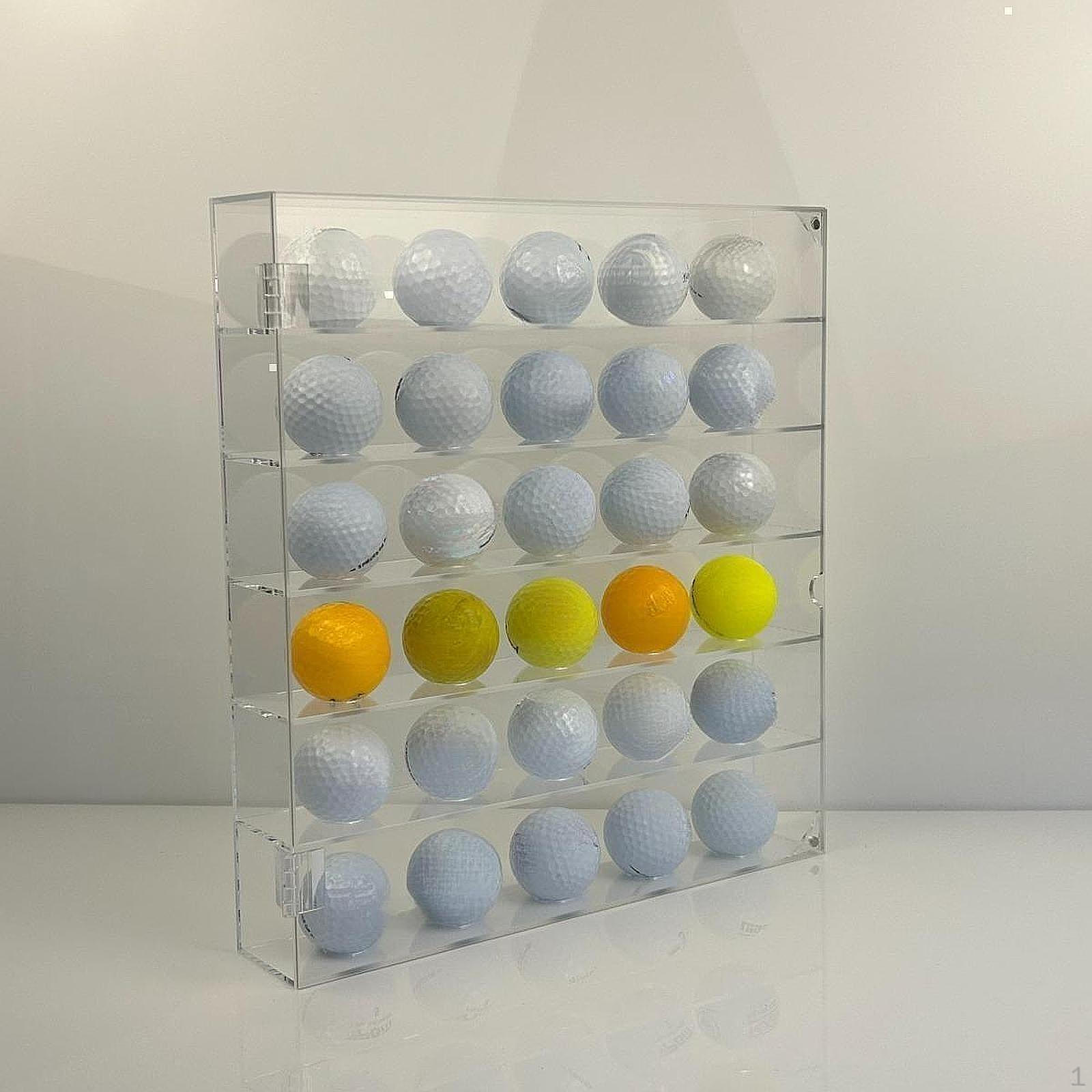 

6-Tier Clear Acrylic Golf Ball Display Case L
