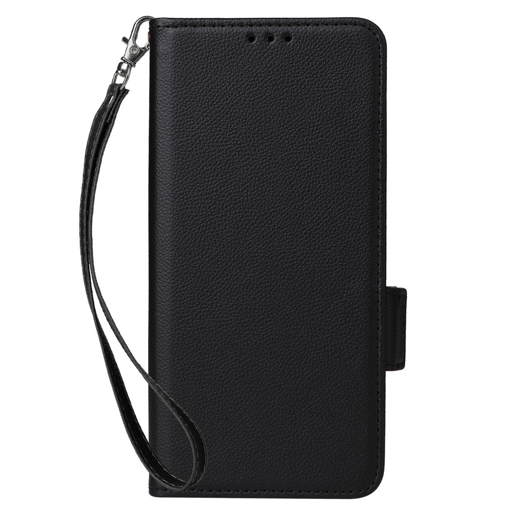 For OnePlus Nord 4 Case with Wrist Strap Litchi Texture PU Leather Wallet Phone Cover