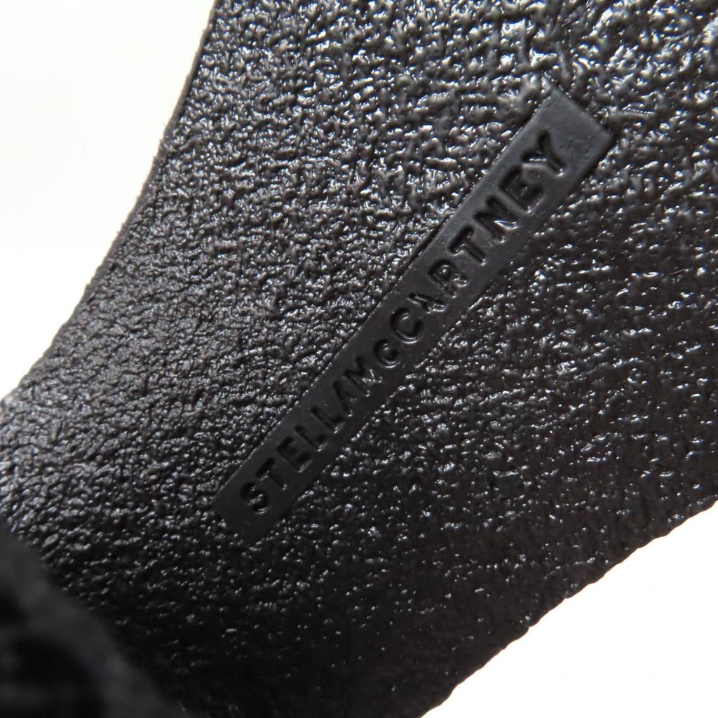 Stella McCartney loafers Chain detail chunky heel black leather Women 38 810103 Used