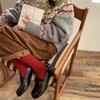 Ladies Winter New Year Benming Year Red Wool Medium Barrel Pile Socks