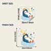 Glow-in-the-Dark Penguin Toilet Stickers Self-Adhesive Removable PVC Bathroom Decoration Wall Windows Car Decals