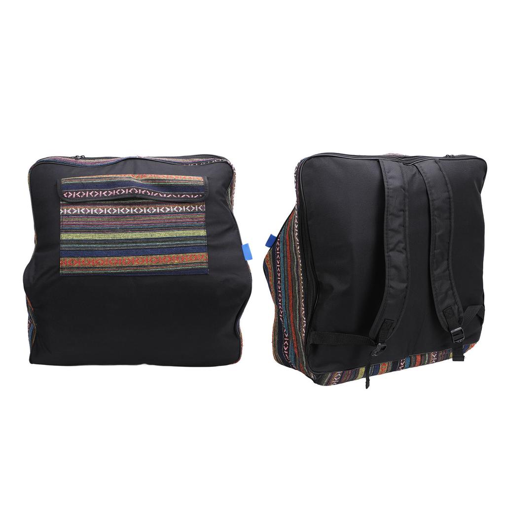 Accordion Backpack Ethnic Style Cotton Fabric Water Proof Shoulder Bag 48‑120 Bass Instrument Bag fo