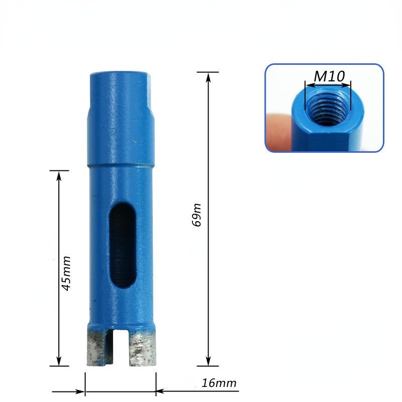 Diamond Hole Saw Drill Bit Set for Concrete Tiles Glassd Cutter Saw Blue Wall Drill Bit M10 Angle Grinder 6-75mm