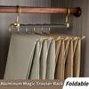 Folding Trouser Hanger Rotatable Clothes Hanger Racks New Drying Clothes Rack  Home
