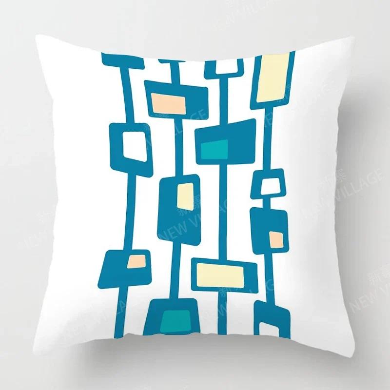 Nordic Fall Home Decor Autumn Throw Pillow Case Sofa Cushion Cover Modern X  X X  X Geometry