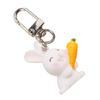 Bunnies Keychain Rabbit Key Rings Keychain Backpack Charm Bag Pendants Women Men