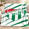 Bursaspor blanket Flannel Blanket Soft Cozy Plush Throw for Sofa Bed Lightweight Home Decoration Outdoor camping