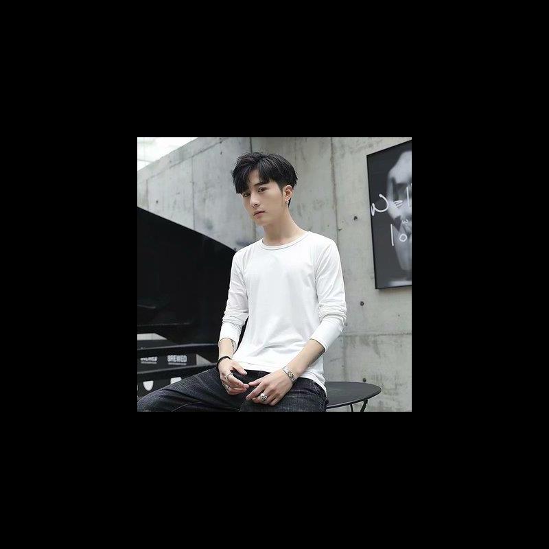 

Мужская рубашка в корейском стиле с длинным рукавом, не требующая глажки, в полоску — летняя, высокого класса, свободного кроя M