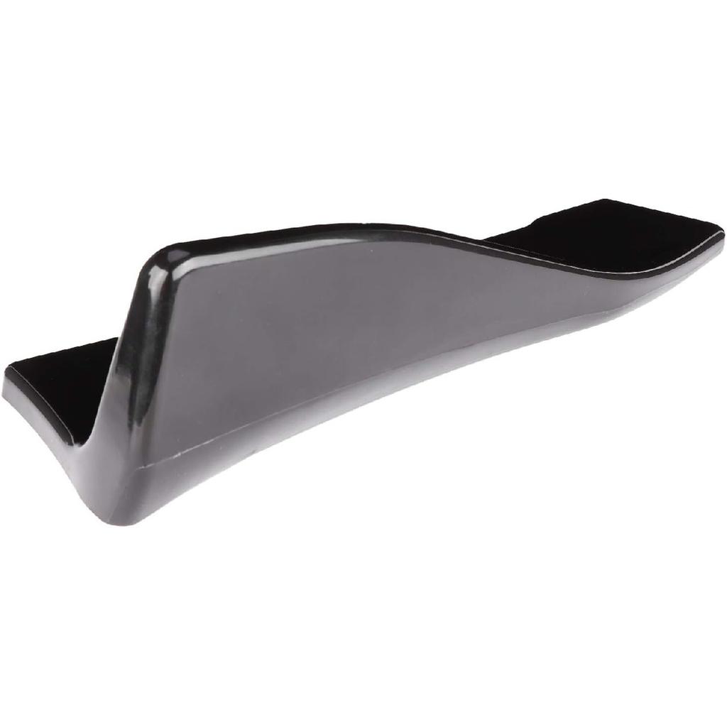 2pcs Rear Bumper Diffuser, Universal Side Skirts, Glossy Black Rear Bumper Diffuser Lip Side Skirts with Mounting Screws for Cars