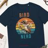 Bird Nerd Organic Cotton T Shirt Watching Lover Nature Funny Watcher Vintage Fashion Stylish Versatile Designer Clothes