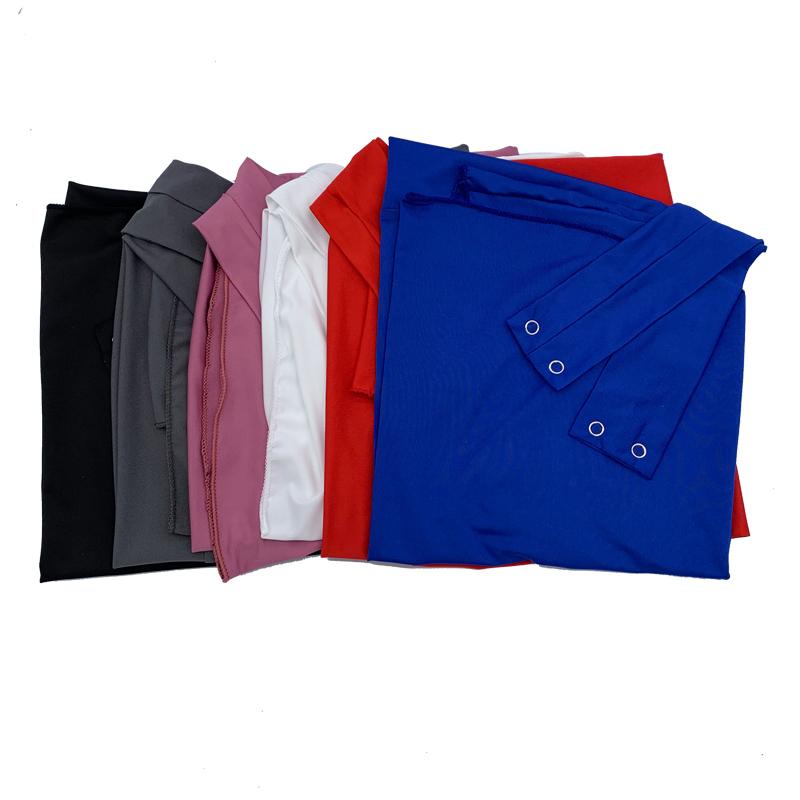 Snap Fastener Neck Head Full Cover Instand Hijab for Muslim Women