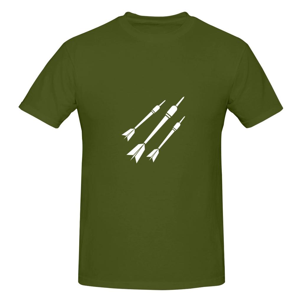 White Darts Sport Darts Tshirt Campus Style Tshirt Sporty Trendy Travel Musthave Tee