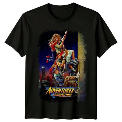 Abenteuer in Babysitting (1987) Filmposter Inspiriertes T-Shirt Retro Tee Unisex
