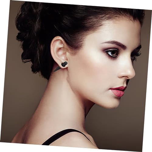 DEARMAMY 23Pcs Acrylic Ear Stretching Kit Black Taper Plugs and Tunnels Gauges 3mm-20mm for Women Men