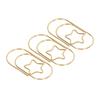 40Pcs   Paperclips Star   Rustproof Coating Multi Purpose Cute Paper Clips for Home School