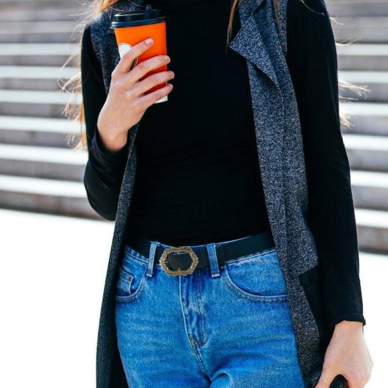 Delicate Waist Belt Replacements Buckle Multiple Functional Antique Metal Buckles for Custom Apparels and Craft Projects