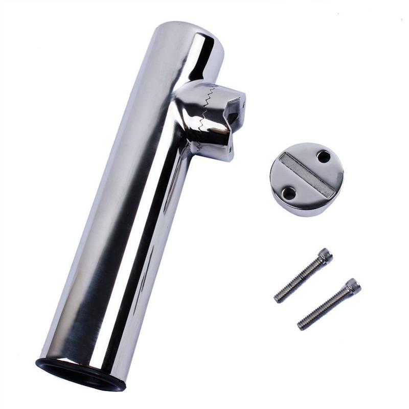 Accessoires de Bateau Accessoire d'Équipement de Pêche en Acier Inoxydable Support de Porte-Canne à Pêche Pivotant 22mm-26mm Bateaux Yacht