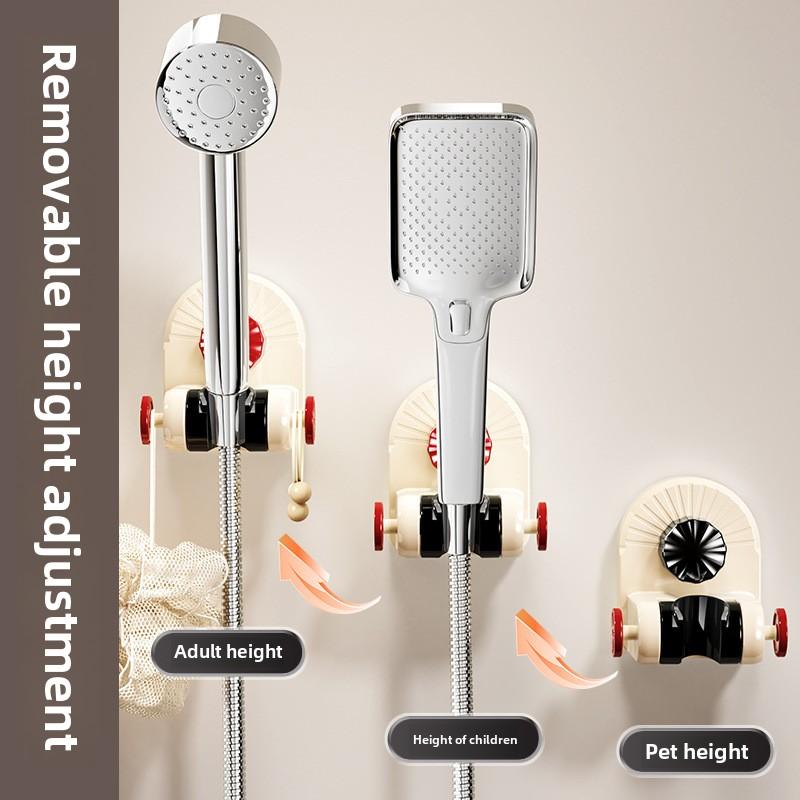 Regulowany uchwyt na słuchawkę prysznicową, przyssawka, samoprzylepny uchwyt prysznicowy, bez wiercenia, stojak na słuchawkę prysznicową do łazienki, uniwersalny prysznic