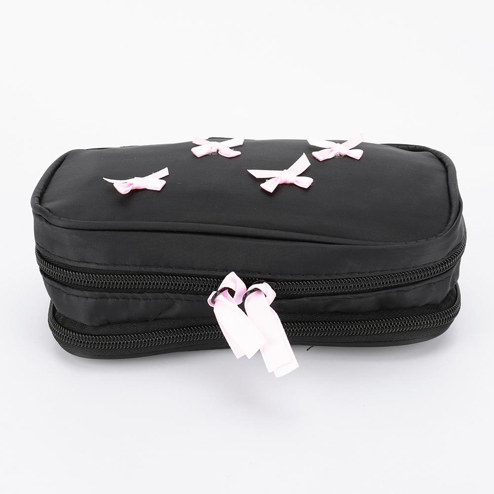 Travel Makeup Bag Bow for Women Cute Makeup Organizer Toiletry Bag Storage Bag for Travel Essentials