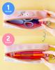 Character Mimipyoco Pencil Accessory Pencil Cinnamoroll 2-Room Case, Pouch, Case, Case, 122203,