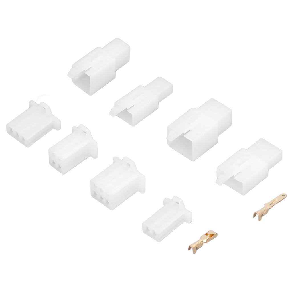 380Pcs Set Male Female Plug Housing Terminal Car Motorcycle Wire Terminals for Boats 2.8mm