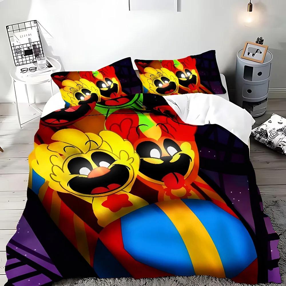 Art Cartoon 3D Printed Smilings Critters Duvet Cover Pillowcase Bedding Set Children Twin Full Single/Double/Large Size Gift