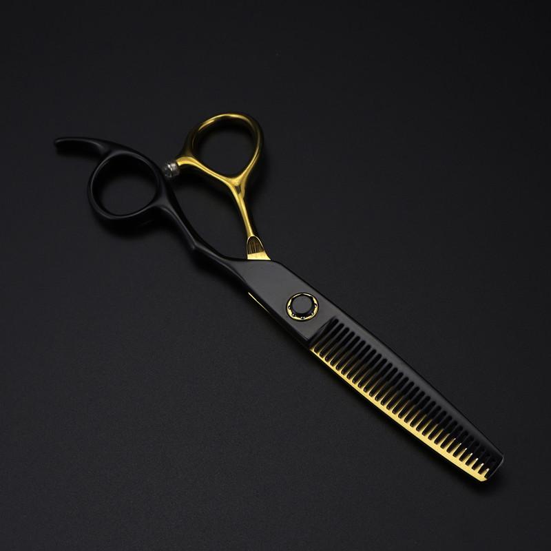 

Сталь 6 Black&Amp;Ножницы для волос Gold Bearing Haircutting Hairbrushing Barber Cutting Scissors Hairdresser Scissors