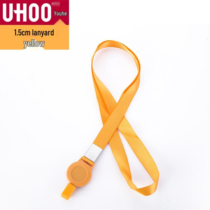 Youhe Retractable Badge Holder Lanyard with Safety Buckle and Customizable ID Card Holder