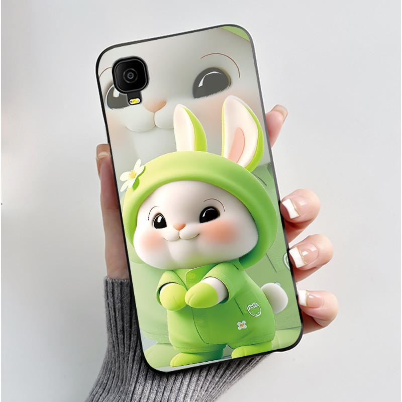 Casing For TCL A30/TCL A3 (A509DL) Shockproof Protective Cover New Designed Love Moon Pattern Soft Silicone Black Case