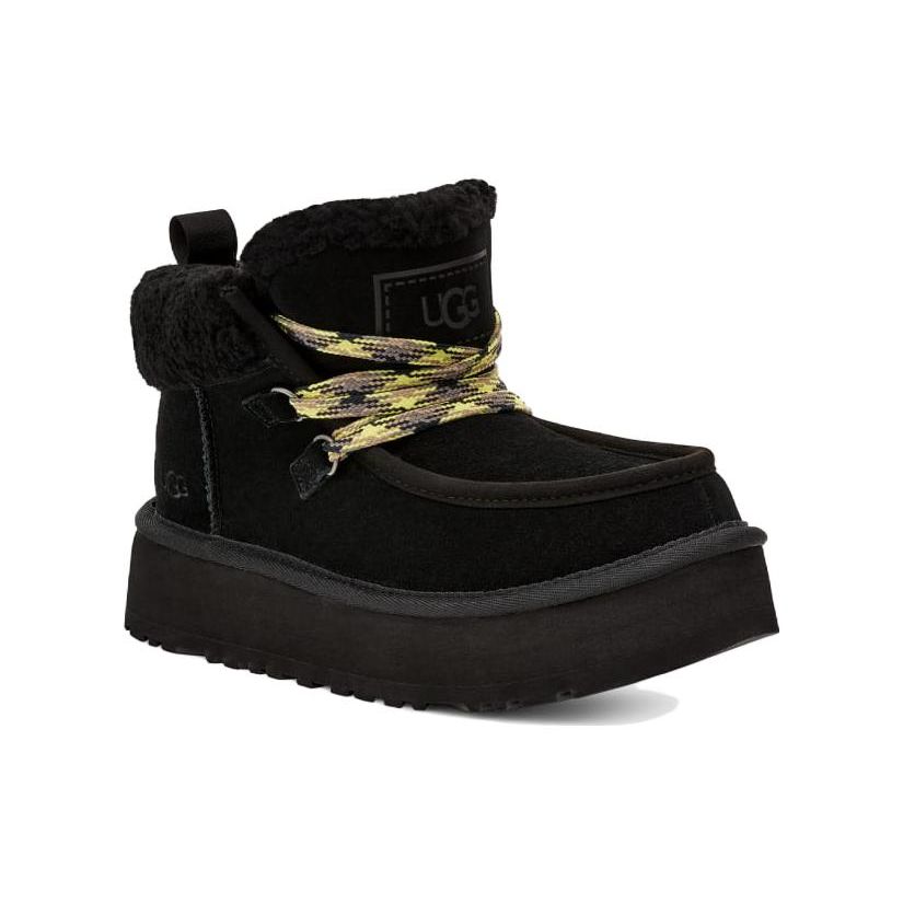 UGG Funkarra Cabin Cuff Boot Black (Womens) Women Sneakers 1143954-BLK