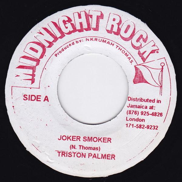 

7inch Record TRISTAN PALMER Joker Smoker NONE Midnight Rock Jamaica Reggae Ska Dub Used