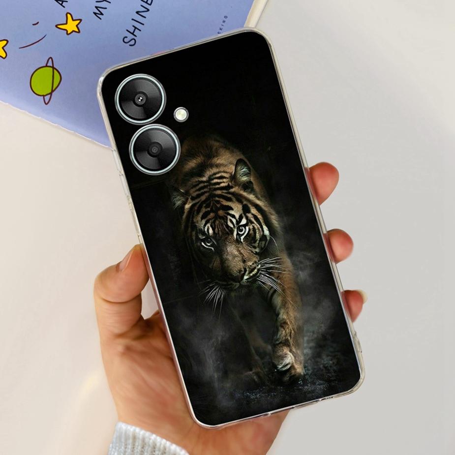 For Xiaomi Redmi 13C 5G Case Redmi 13R Stylish Painted Back Cover Soft Silicone Phone Case For Redmi 13R Redmi13C 5G Fundas Capa