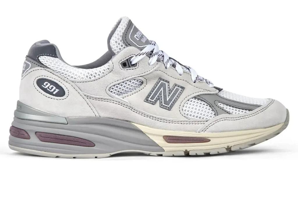 U991AC2 New Balance 991V2 Made in UK "Wind Chime/Brilliant White" (Men's)