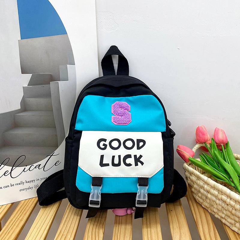 

Large capacity primary school schoolbag summer new cute kindergarten letter school backpack children s backpack