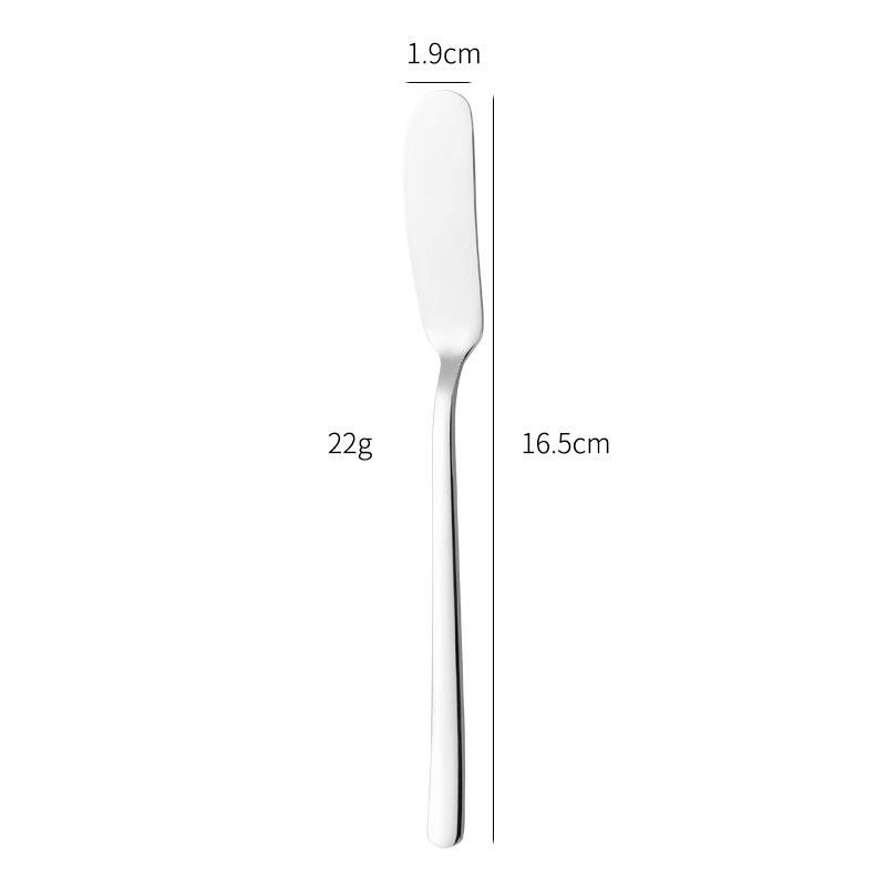 Butter knife 304 stainless steel butter knife cheese jam spreading knife peanut butter bread spreading scraper