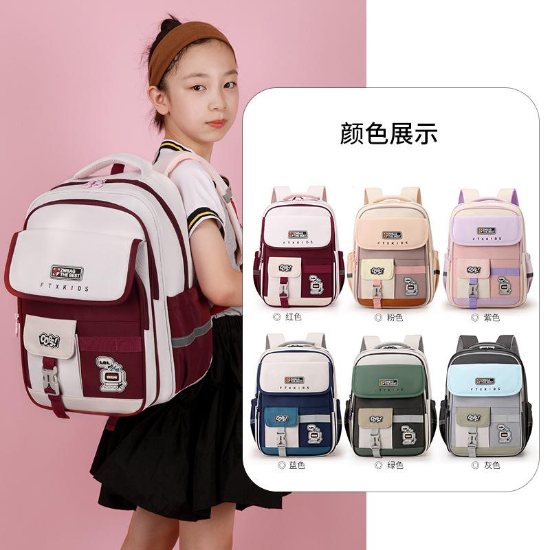 Junior and High School Students Schoolbags for Boys, Large-capacity Girls, Load Reduction Spine Backpack, New Boys and Girls Backpacks.