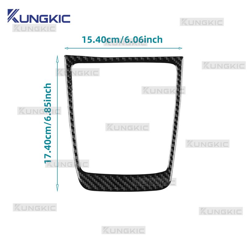 Car Gear Shift Outer Frame For Skoda Octavia 1z3 1z5 A5 2005 2006 2007 2008 2009 2010 2011 2012 2013 Real Soft Carbon Fiber
