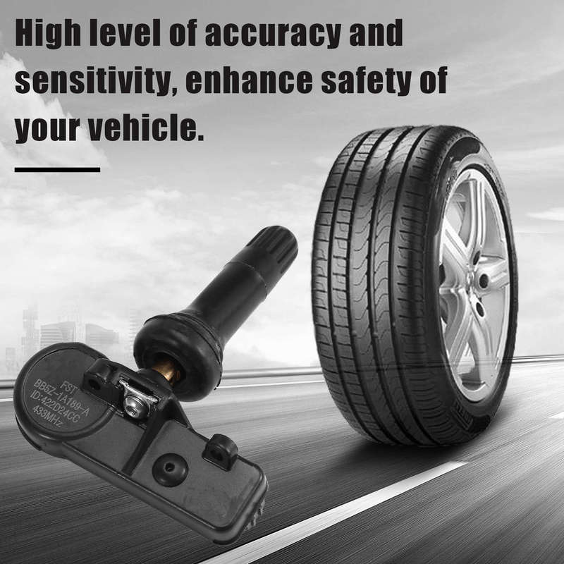 ABLZ-4Pcs Car TPMS Sensor Tire Pressure Monitor BB5Z1A189A For Ford Escape Explorer Lincoln Navigator Tire Pressure Sensor