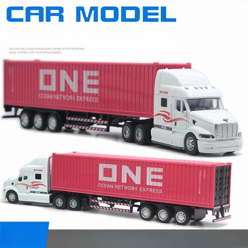 1/48 Big Size Container Truck Removable Windup Toy Children Gift