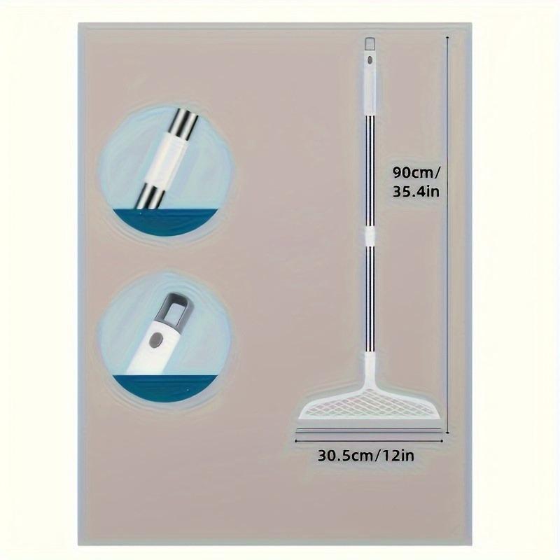 Çıkarılabilir başlıklı ekstra uzun sihirli süpürge, saçları ve tozu etkili bir şekilde temizler. Sert zeminler ve halılar için uygundur