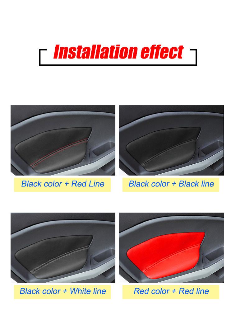 Ecosport Door Panel & Armrest Leather Cover - Custom Interior Trim