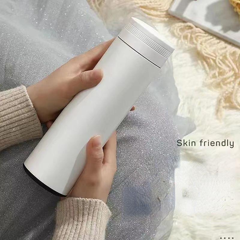 Inteligentní termoska 480ml Vakuové termosky Přenosná nerezová termoska Láhev na vodu Cestovní hrnek na čaj Kancelářská termoska